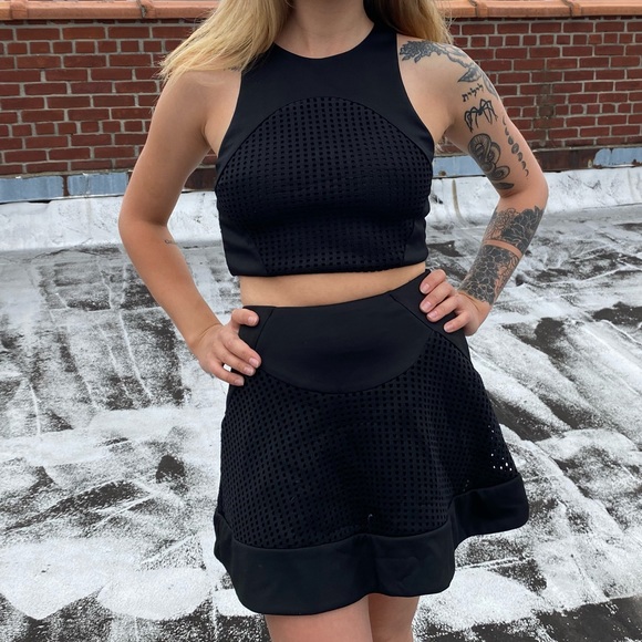 two piece skater dress